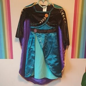 Girl's Black And Teal Princess/Holiday Dress